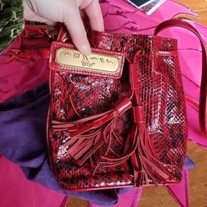 Sharif Snake & Leather Bag